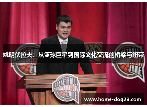 姚明伏拉夫：从篮球巨星到国际文化交流的桥梁与纽带